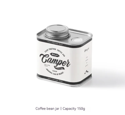 Coffee Bean Sealed Cans Outdoor Camping Tin